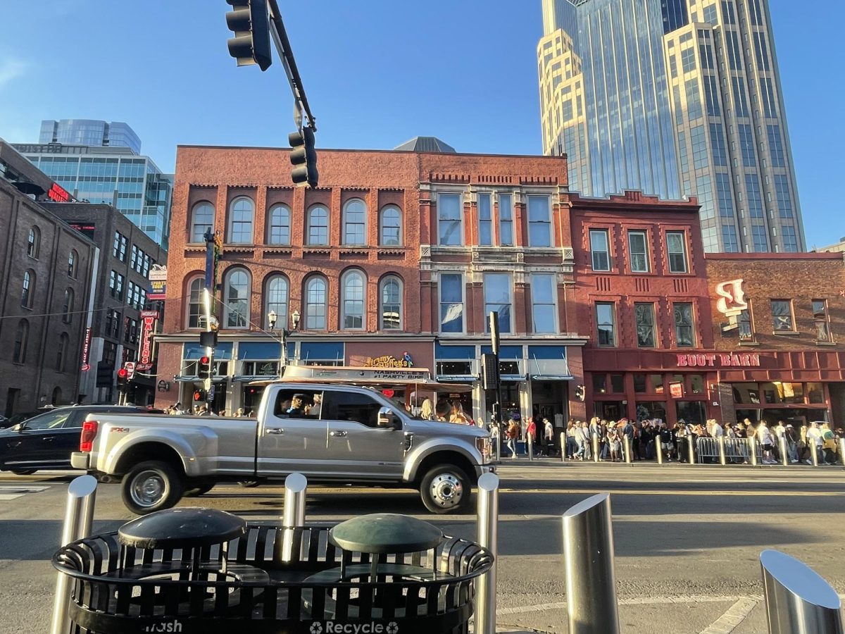 Downtown Nashville has a mix of historic buildings and new ones