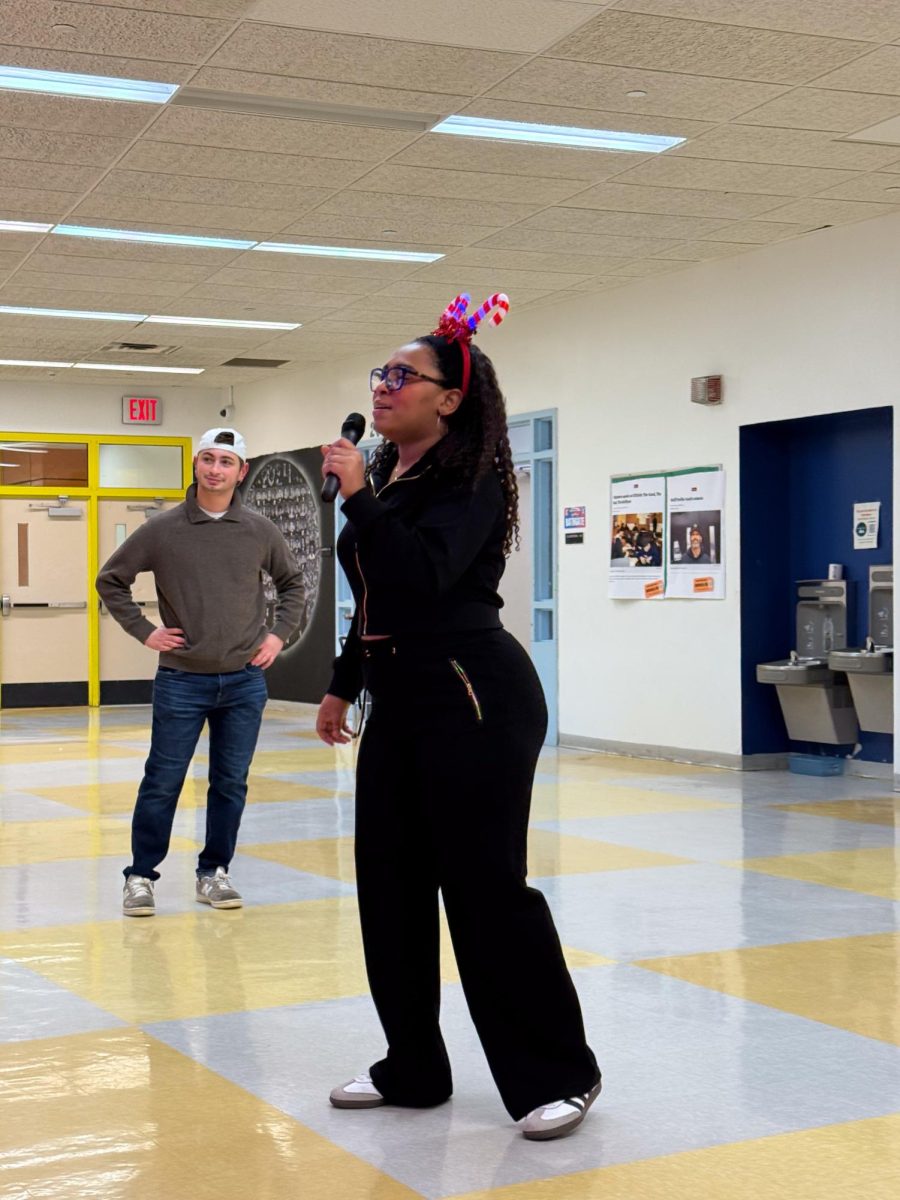 Ms. Edwards hasn't missed a morning karaoke yet.
